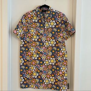 Lazy oaf zippy floral dress